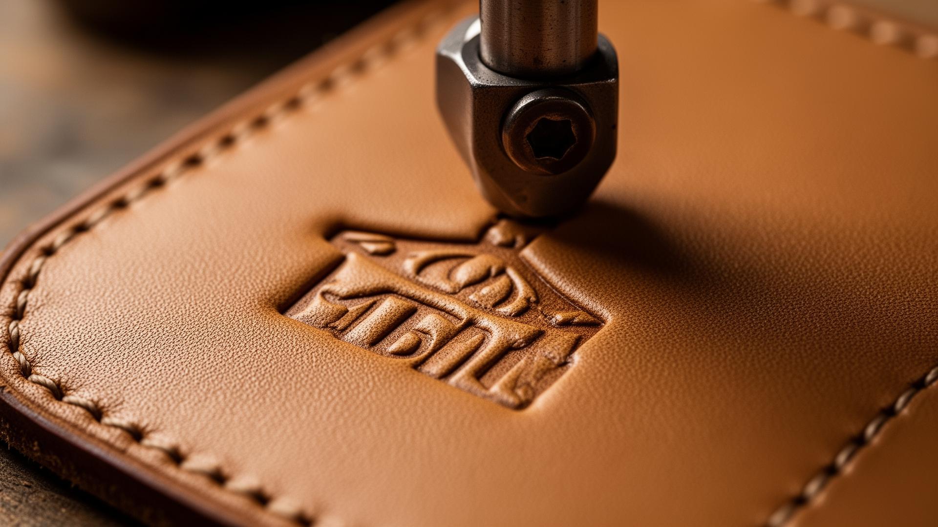 Logo embossing